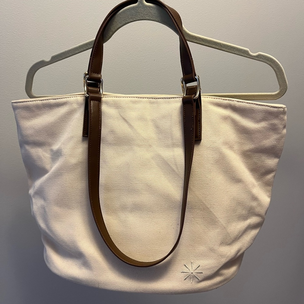 Isaac Mizrahi Bridge Hampton canvas tote